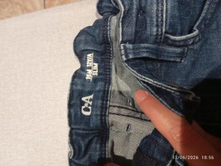 Lote 3 pantalones cortos vaqueros y de tela