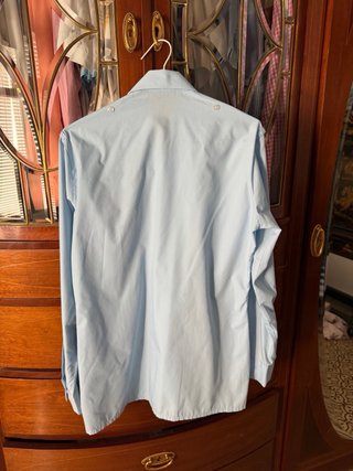 Camisa Intendance azul claro vintage