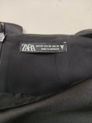 Abito tubino nero Zara