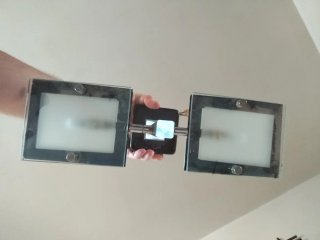 2 lámparas de techo modernas