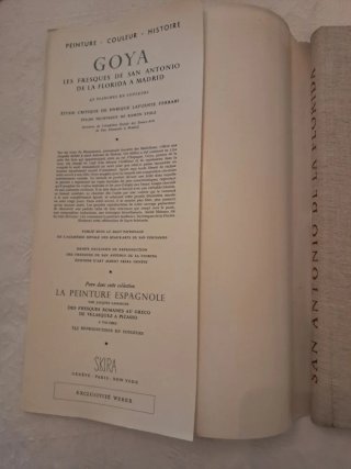 Libro La peinture Espagnole, Goya, Les Fresques