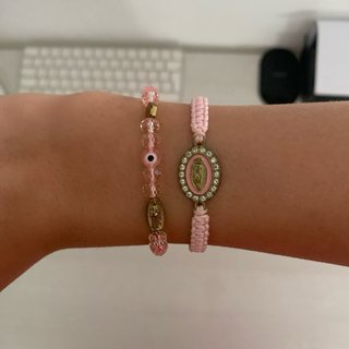 Pulseras Virgen de Guadalupe y Ojo Turco