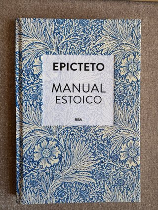 Manual estoico de Epicteto edición tapa dura