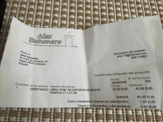 Cinturón Vibratorio Vibra Tone