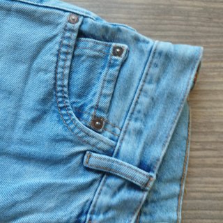Jeans Mango Sayana Talla 32 Azul Claro