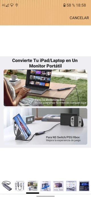 Capturadora de Video HDMI UGREEN 4K 1080P HD USB C