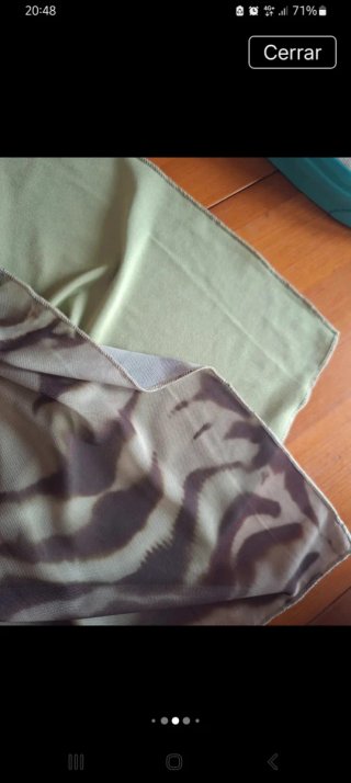 Vestido de verano estampado cebra verde/negro