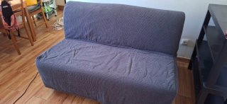 Sofá Cama Ikea 2 Plazas Gris Oscuro
