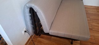 Sofá Cama Ikea 2 Plazas Gris Oscuro
