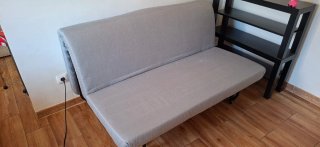 Sofá Cama Ikea 2 Plazas Gris Oscuro