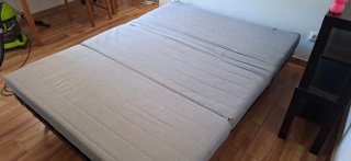 Sofá Cama Ikea 2 Plazas Gris Oscuro