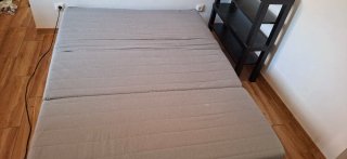 Sofá Cama Ikea 2 Plazas Gris Oscuro