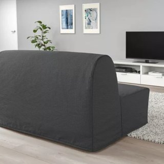 Sofá Cama Ikea 2 Plazas Gris Oscuro