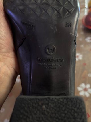 Botines de piel negros Casi nuevos Número 38