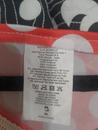 Disfraz Flamenca Lunares Talla M/L/XL.nuevo