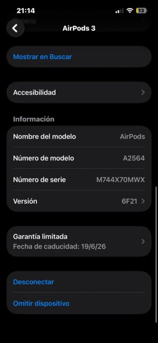 Apple AirPods 3 (2021) Blancos