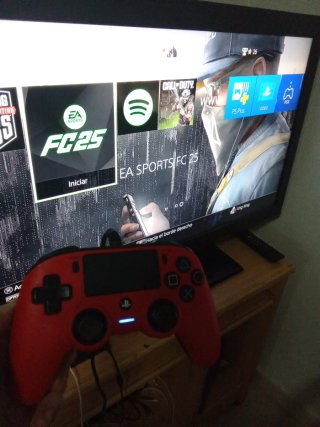 Mando PS4 Rojo Compatible
