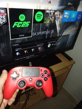 Mando PS4 Rojo Compatible