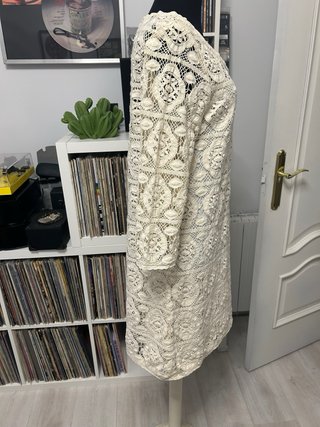 Vestido Pedro del Hierro encaje beige