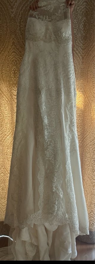 Vestido de Novia Blanco roto con Encaje