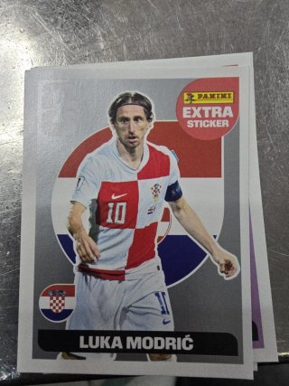 Cromo Luka Modric Extra Plata Mundial Panini
