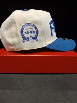 Gorra New Era 9Forty Blanca y Azul
