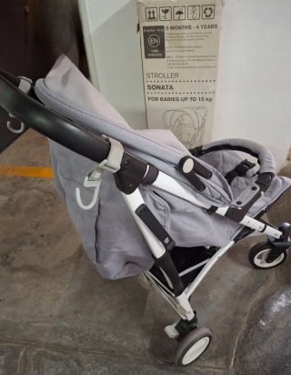 Silla de paseo Caretero Sonata gris hasta