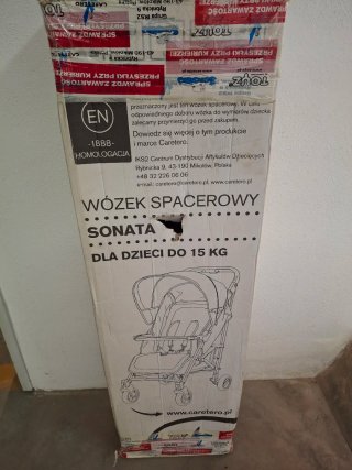 Silla de paseo Caretero Sonata gris hasta