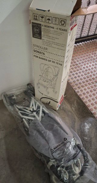 Silla de paseo Caretero Sonata gris hasta
