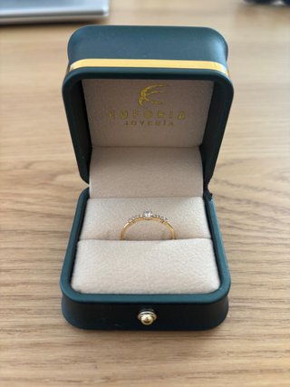 Anillo Oro 18k Macizo Nuevo con Caja