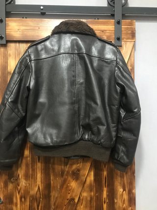 Chaqueta Cuero Aviador G-1 Marrón