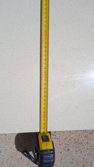Encimera de cocina con corte para fregadero