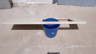 Encimera de cocina con corte para fregadero