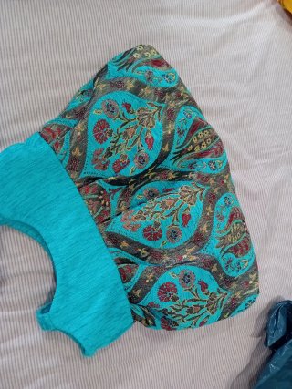 Bolso de mano estampado