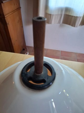 Lámpara de techo blanca