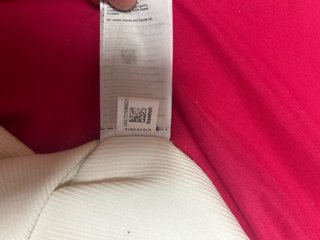 Top Reebok blanco con cremallera