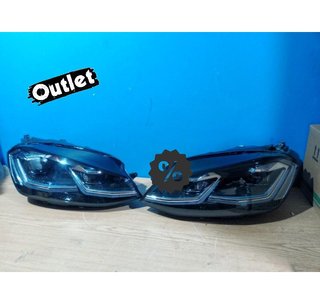 NM FAROS VOLKSWAGEN VW GOLF 7 12-17 DRL DINAMICOS NEGROS LOO