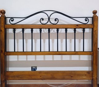Dormitorio estilo mexicano madera