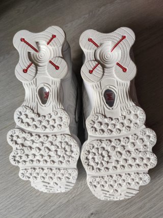 Nike Shox TL blancas y plateadas talla 40 nuevas
