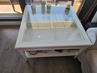 Conjunto salón: sofá, mueble TV y mesa de centro