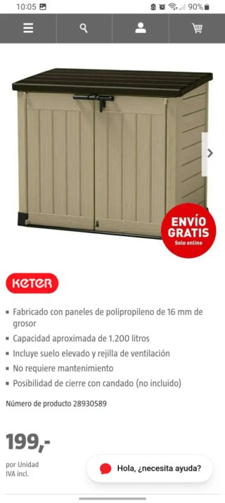 Baúl de jardín Keter Store-It-Out Max