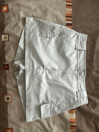 Falda pantalón beige