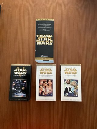 Trilogía Star Wars VHS Widescreen THX