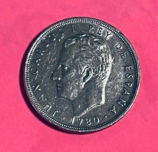 Moneta 5 Pesetas Spagna 1980 - Mondiali