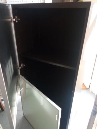 Mueble de almacenaje gris Ikea
