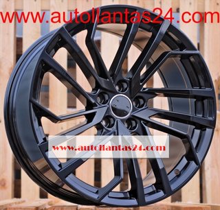 8825 JUEGO DE 4 LLANTAS AUDI RS BLACK r890030