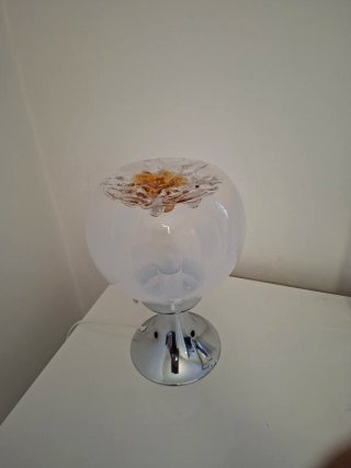 Lampada vintage vetro e metallo
