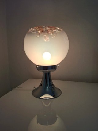 Lampada vintage vetro e metallo