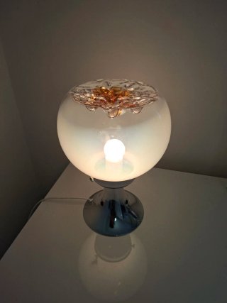 Lampada vintage vetro e metallo