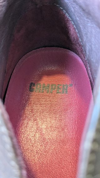 Botines Camper mujer piel marrón tacón 37